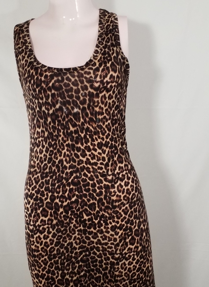 Cheeta Print Maxi Dress Forever 21 - Picture 3 of 5